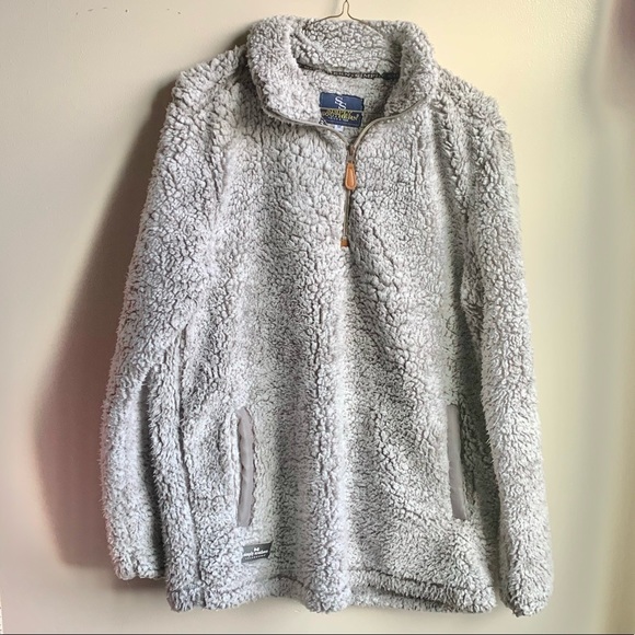 Simply Southern Sherpa pullover jacket half zip - Picture 1 of 5